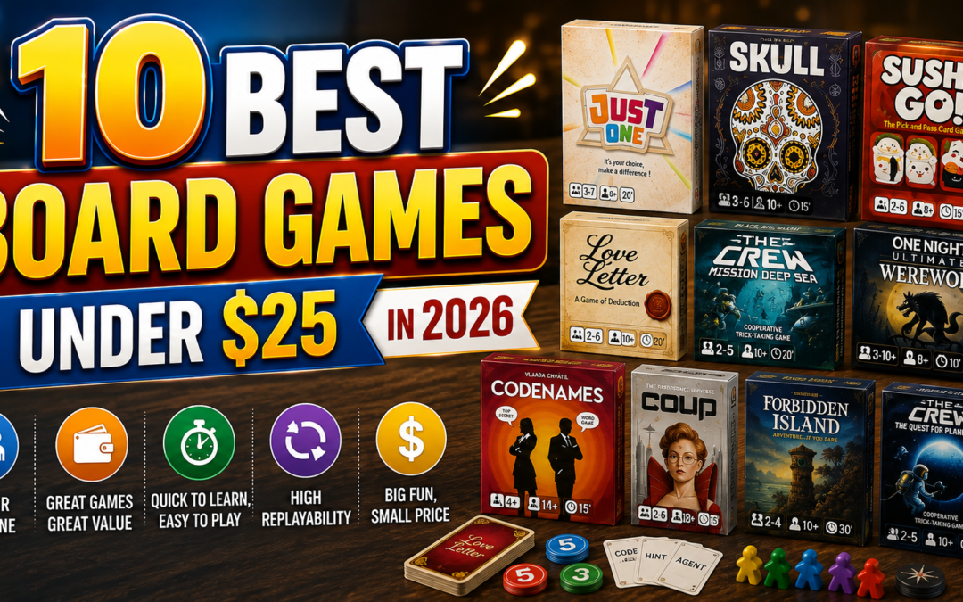 10 Best Board Games Under $25 in 2026
