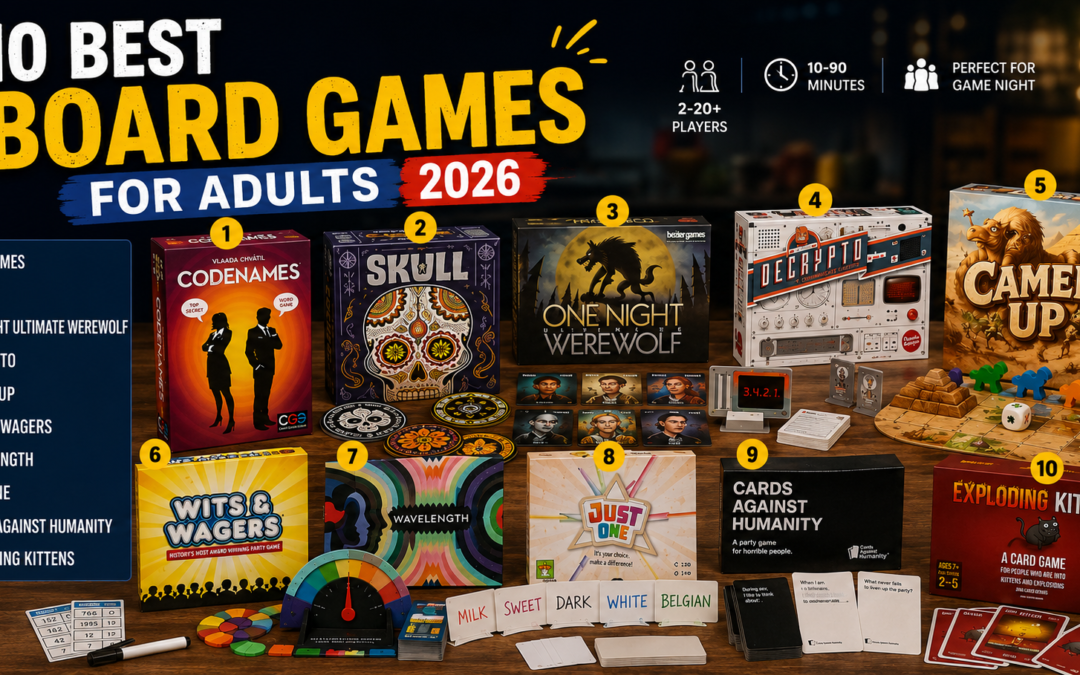 10 Best Board Games for Adults 2026