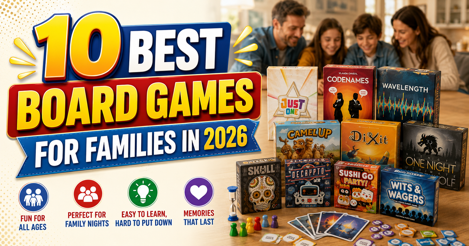 10 Best Board Games for Families in 2026