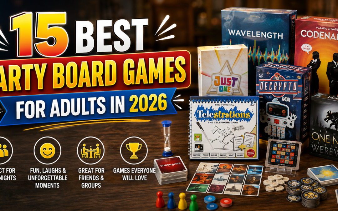 15 Best Party Board Games for Adults in 2026